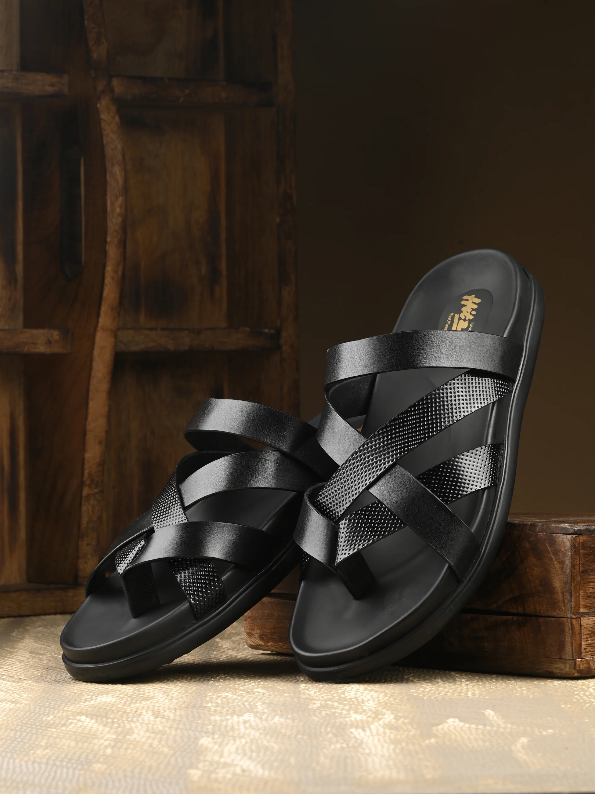 Black Classic Sandals