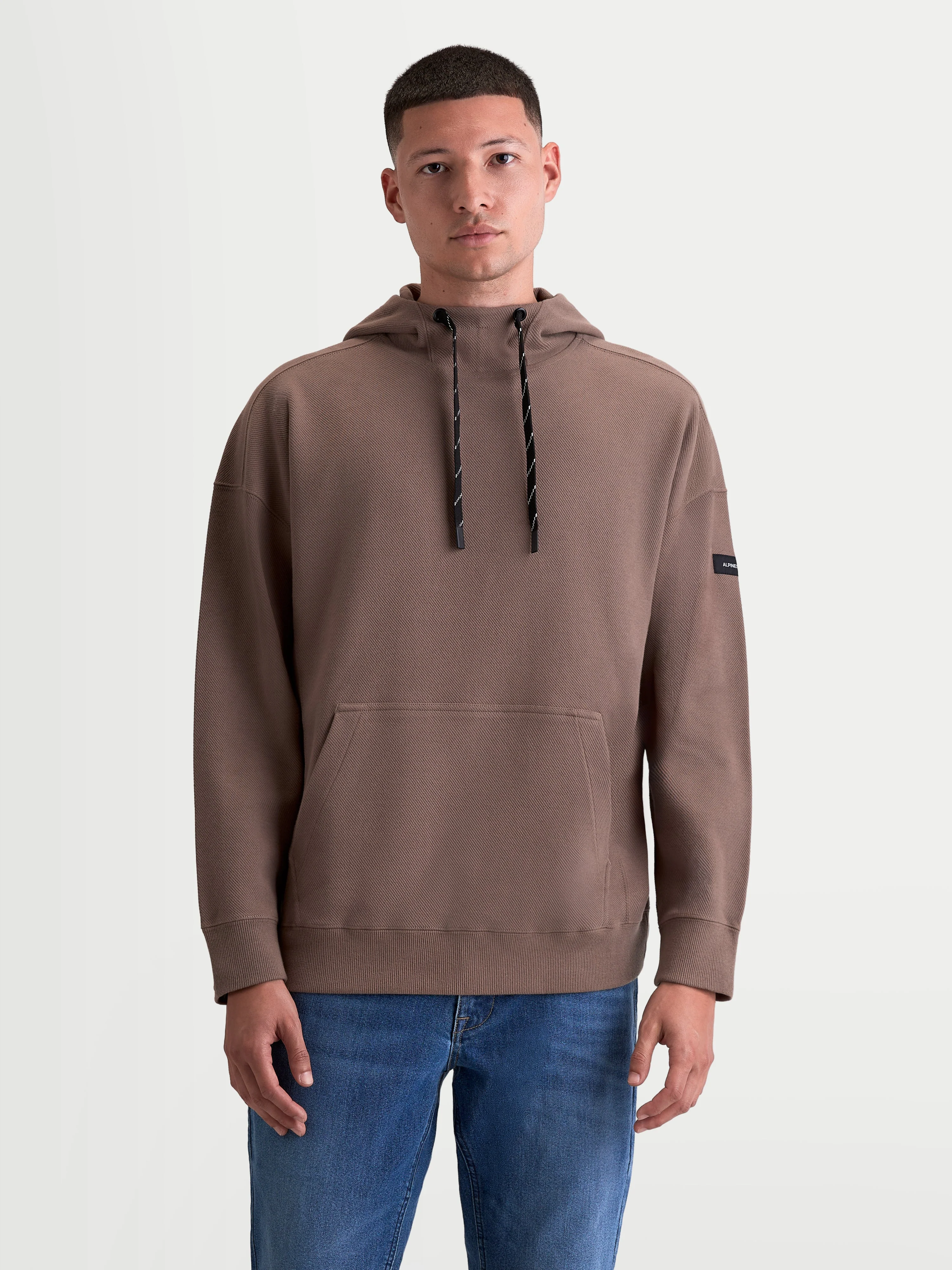 Oversized Textured Hoodie