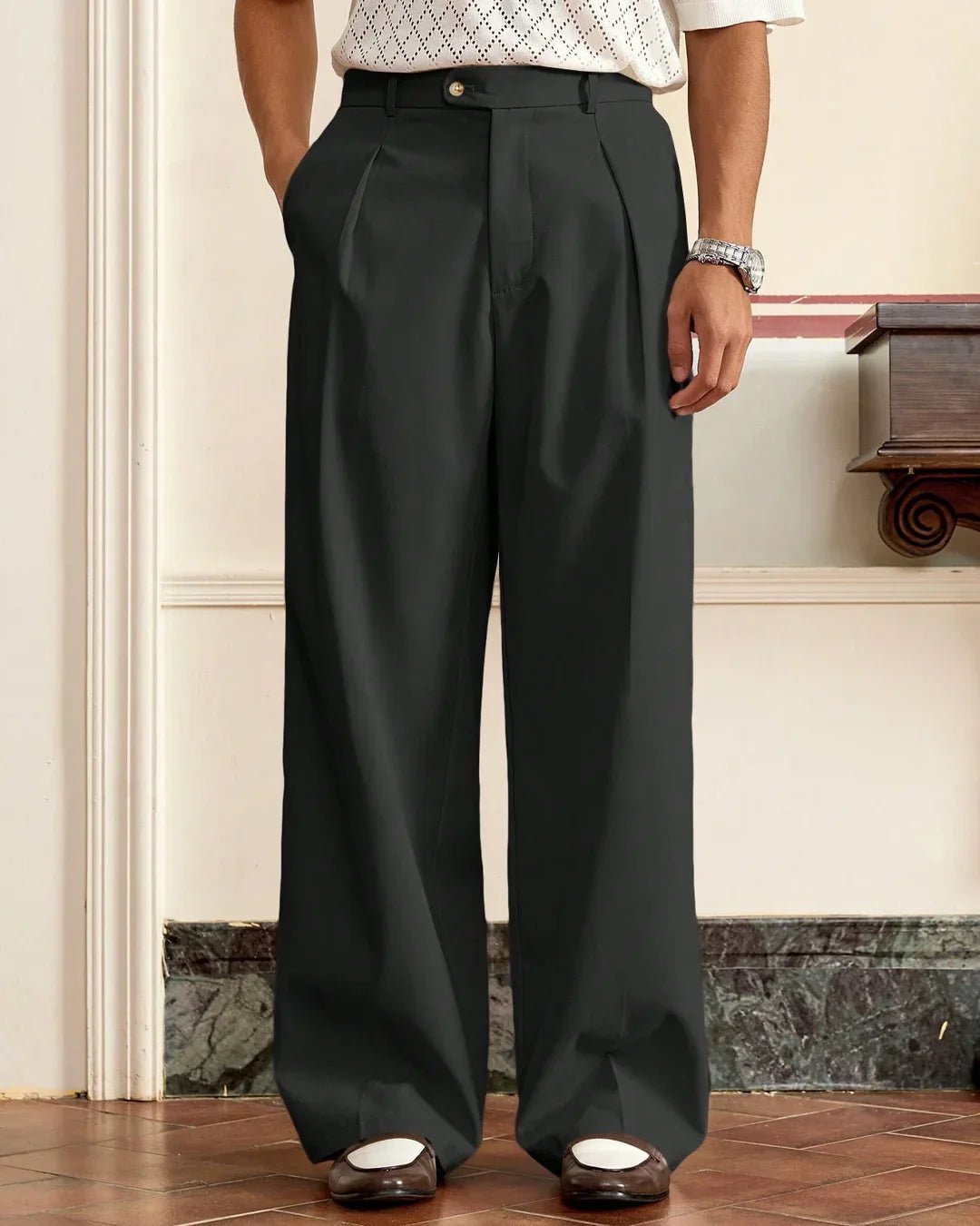 Black Tailored Trousers
