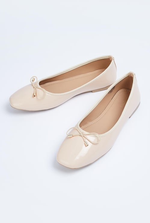 Beige Casual Flats