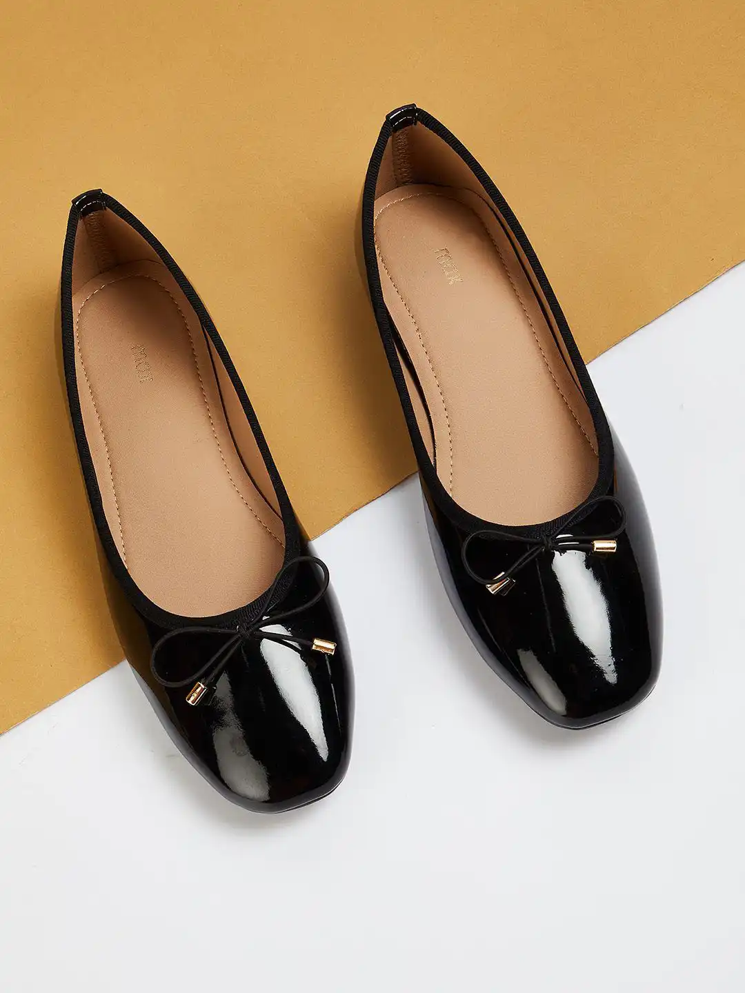 Bow-Tie Ballerina Flats