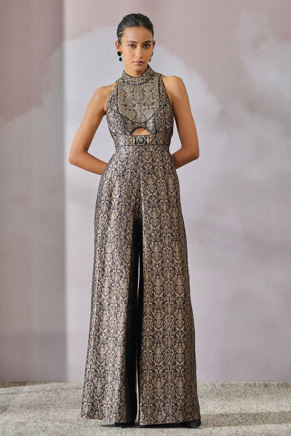 Tailored Belted Jumpsuit