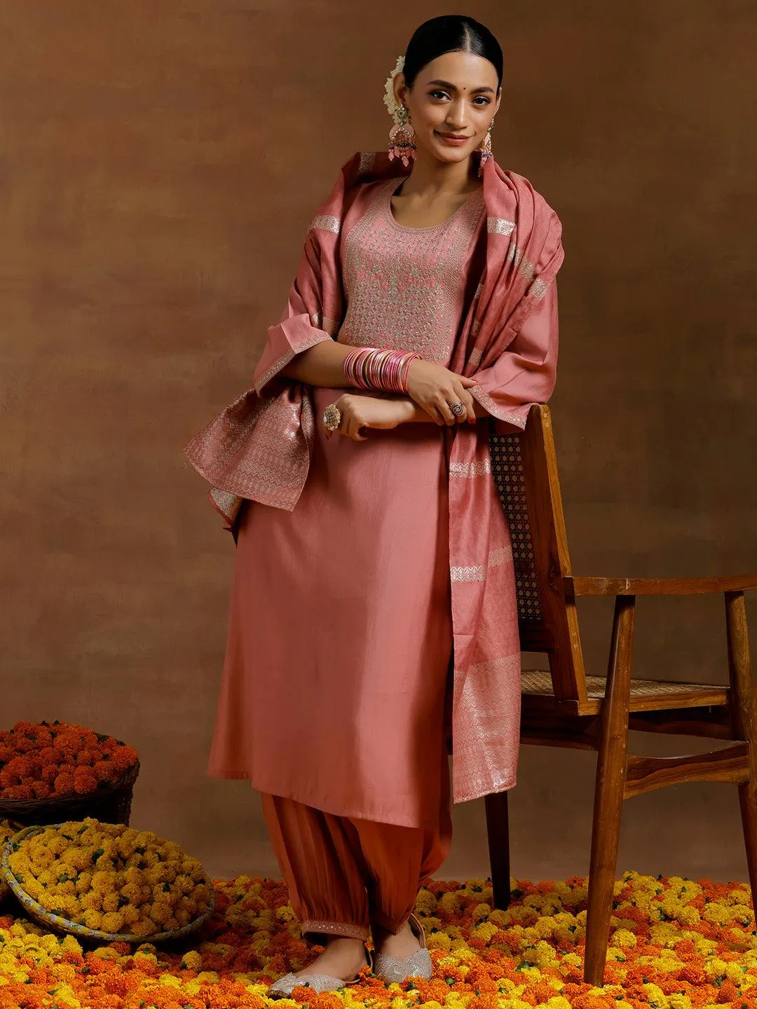 Embroidered Punjabi Suit