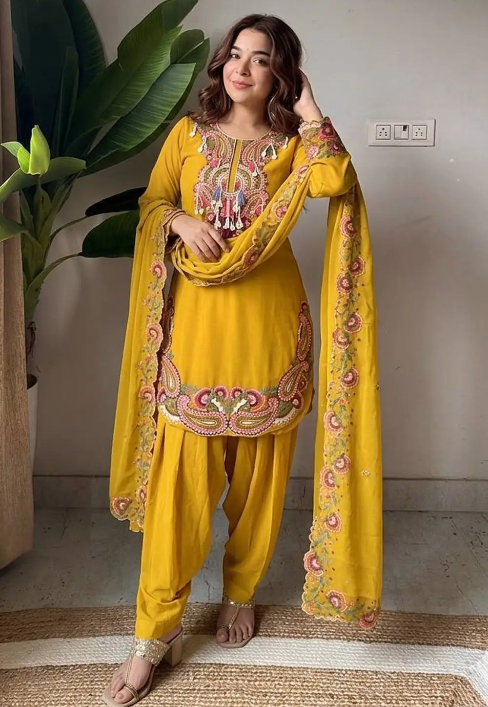 Georgette Festive Suit