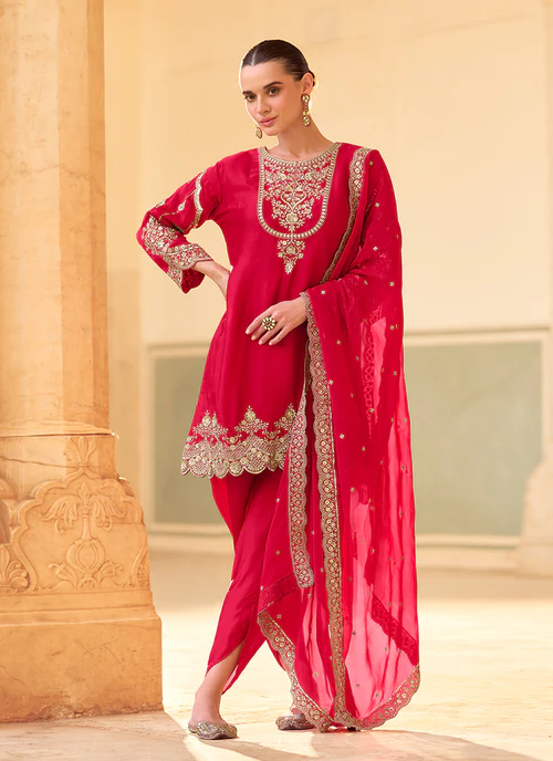 Dhoti Style Salwar Suit