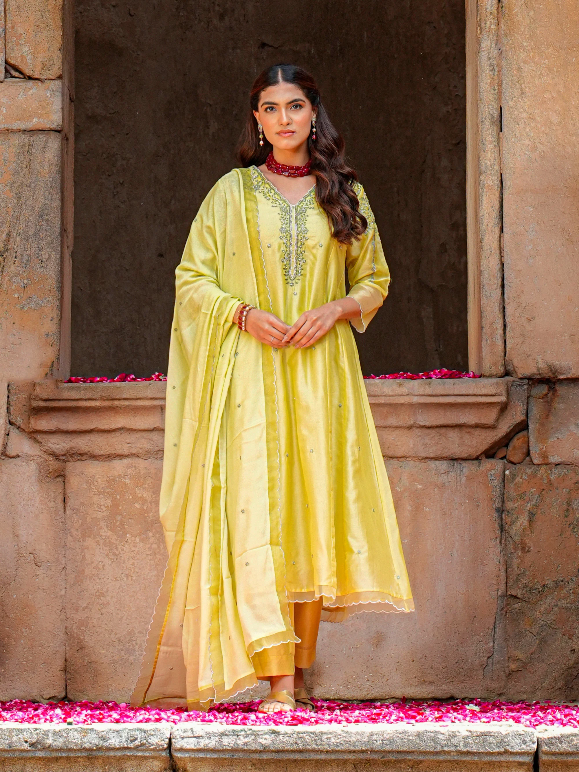 Lime Sherbet Suit Set