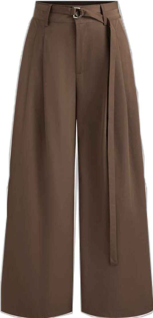 Cropped Cargo Trousers