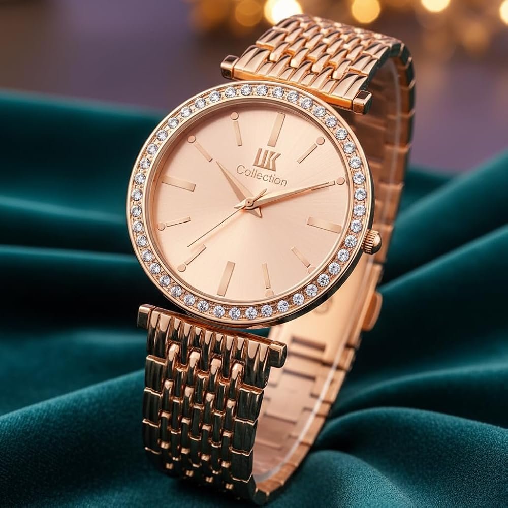 Elegant Pearl Dial Watch